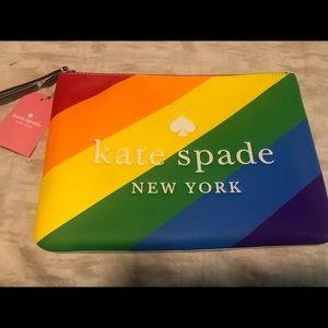 Kate Spade ♠️ Pride zipper clutch pouch